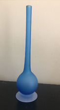 Rosenthal Netter Italy Bud Vase Blue Mid Century Modern 10” picture