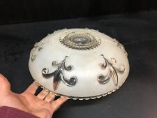 Antique 12in Frosted Ceiling  light shade Flordeliz Design Torch Shade picture