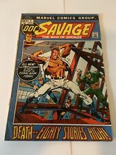 DOC SAVAGE Man of Bronze #1 October 1972 Vintage Marvel Comics Low Condition picture