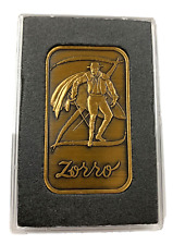 Disney 1980's Greathouse Productions Zorro Bronze Art Bar S/N 0012 picture