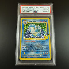 PSA 10 Blastoise 2/102 Celebrations Classic Collection Holo Graded Pokemon Card picture
