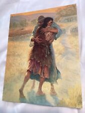 LDS Media Art Mormon 8.5x11in Prodigal Son Repentance Jesus Christ Luke Bible picture