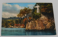 Luzern Meggenhorn  Switzerland Religious Statue  Vintage Postcard picture