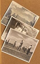 VINTAGE ORIGINAL 1950s COUNTRY QLD GROWN-UPS HAVING FUN B&W PHOTOS EJ PARR picture