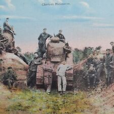 Original French Tank Renault FT F17 light armor WW1 era field exercises photo picture