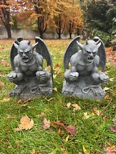 Spirit Halloween 2023 ISE Gargoyle Statues (Pair) Spirit Hallows Cemetery picture