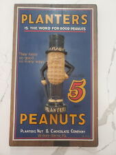 Planters Peanuts Mr Peanut Wood Raised Wall Sign picture