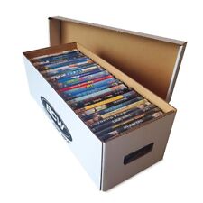 LOT OF 10 Boxes - DVD Manga Video Game Media Stackable BCW Cardboard Storage Box picture