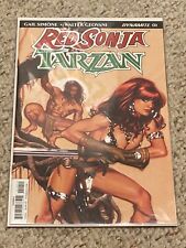 RED SONJA TARZAN ISSUE #1 WITH VARIANT COVER BY ADAM HUGHES picture