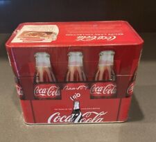Vintage 100 Years of Coca-Cola Metal Tins Recipe Box + Recipes - New Sealed Box picture