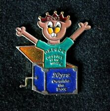 Vintage 2001 Oregon Odyssey of the Mind Jack-in-the-Box OM Trading Pin picture