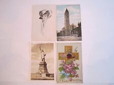 10 EARLY 1900'S POSTCARDS - GREETING CARDS - MOST ARE STAMPED - LOT # 3 - BB-2 picture
