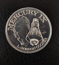 MERCURY IX Mission NASA Vintage Space Program Medallion Medal Challenge Coin picture