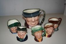 Set of 6 Royal Doulton Toby Mugs picture