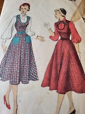 Vintage 1950s Sewing Pattern Advance 5919. Jumper Blouse Large SZ 17 B 35 FF picture