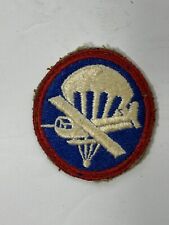 Vtg. WWII US Army Enlisted Man Airborne FE Cap Patch picture
