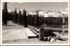 1940s MAMMOTH LAKES, California Photo RPPC Postcard 