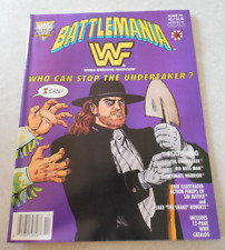 BATTLEMANIA WWF WRESTING MAGAZINE #4, DECEMBER 1991, UNDERTAKER, SID JUSTICE picture