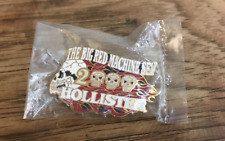 Vintage The Big Red Machine SFV Hollister Hells Angels support Pin picture