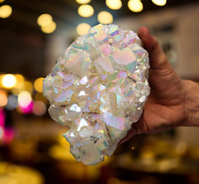 Stunning Rare Angel Aura Quartz Crystal Cluster Minerals Specimen - 1690 Grams picture