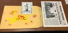 1980s SCRUFFY the CAT - hand made envelope, zine & xerox articles about - 1980's picture