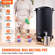 VEVOR 10 L Wax Melter for Candle Making, Extra Large Electric Wax Melting Pot, w picture