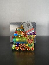 Danbury Mint Christopher Radko 2012 Jolly Holiday Train Glass Ornament w/ tags picture