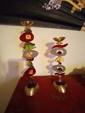 Pair Of Orna Lalo Vintage Candle Sticks picture