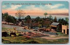 View Looking South From Warrenton Road Bldgs Damaged Vicksburg MS Postcard R11 picture