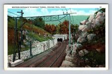 Mohawk Trail MA-Massachusetts, Western Entrance Hoosac Tunnel Vintage Postcard picture