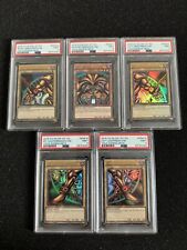 Yu-Gi-Oh - Exodia The Forbidden One Full Set Holo - PSA 9 - 1st Edition 2015 picture