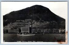 RPPC HONG KONG FROM HARBOUR 1910's-1920's ERA REAL PHOTO POSTCARD picture