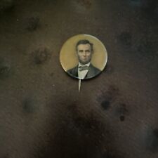 Antique Early 1900's Abraham Lincoln Pin/ Pinback Portrait Button picture