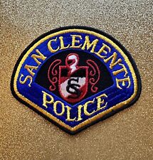 San Clemente California CA OC Police Patch (1960's Issue) Felt 5