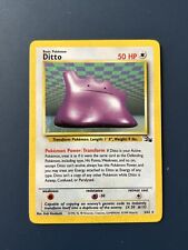 Ditto 3/62 Fossil Holo Pokémon Card Vintage Eng picture