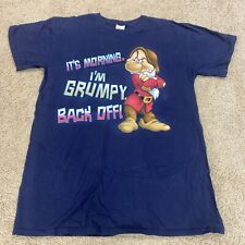 Vintage Mens Grumpy Disney Store-It’s Morning,I’m Grumpy Back Off, 2XL T- Shirt picture