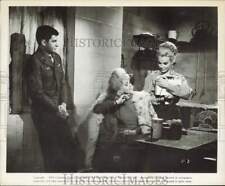 1963 Press Photo George Hamilton and Elke Sommer in scene from 
