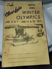 Clear Lake iowa winter Vintage snowmobile Olympics book Article  picture