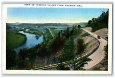 c1910 View Chemung Valley From Waverly Hill New York NY Vintage Antique Postcard picture