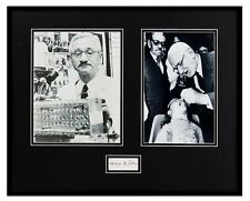 Albert Sabin Signed Framed 16x20 Photo Set Polio Vaccine picture