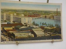 Postcard Birds Eye View of Riverside Cotton Mills Danville Virginia posted 1924 picture