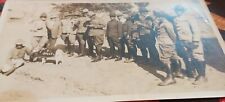 US ARMY DOG MASCOT 2ND INFANTRY MILITARY DEC 1916 MAJOR REAL PHOTO HOLD TO LIGHT picture