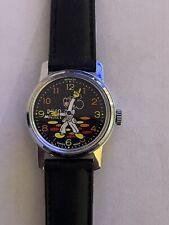 Vintage Very RARE MICKEY Mouse DISCO WATCH BY BRADLEY Working picture