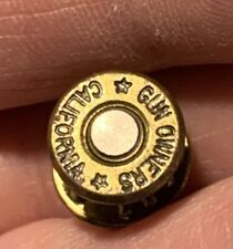 Vintage 1982 Official Campaign Gun Owners Of Calif Pin Made From 357 Cartridge picture