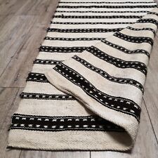 Antique 19thC hand-woven hemp&wool Rug runner Hutsul area 68x220cm NEVER USED picture