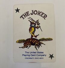 SLOTS A FUN Classic Vegas Casino Single JOKER Swap Trading Playing Card VINTAGE picture