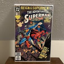 The Adventures of Superman #503 1993 DC Comics Reign of the Supermen NM+ picture