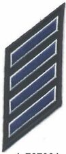 Police Four 4 Stripe 20 Twenty Year Service Stripes Insignia Embroidered Patch picture