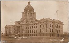 pre1918 PIERRE South Dakota SD RPPC Postcard STATE CAPITOL Building picture