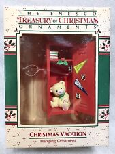 1988 Enesco Treasury Ornament 558451 Christmas Vacation w/ Locker & Bear picture